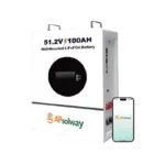 51.2V 100Ah BMS Protection Wall-Mounted LiFePo4 Battery